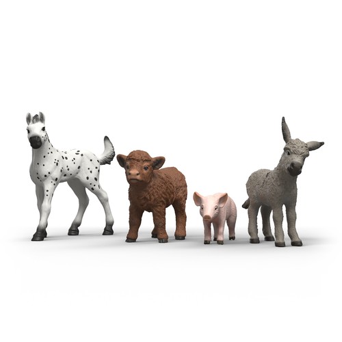Schleich 42740 farm - schleich, babies