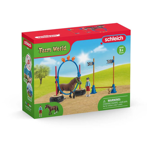 Schleich pony agility race - race, set