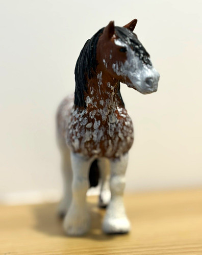 Schleich repainted cob-