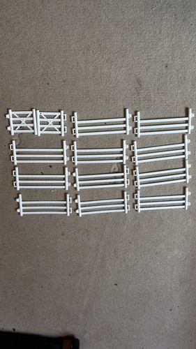 Schleich white fencing new - fencing,